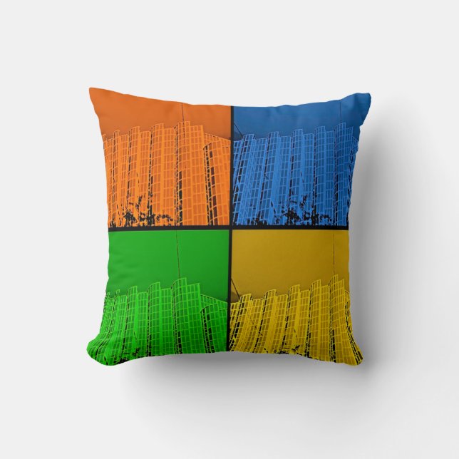4 Farben Kissen (Vorderseite)