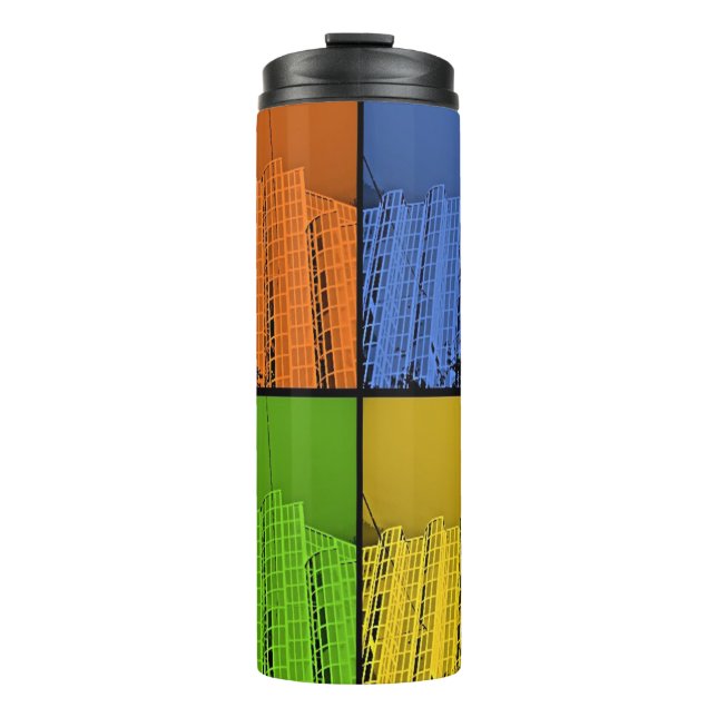 4 Farben Thermosbecher (Vorderseite)