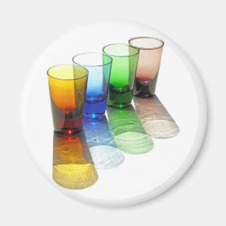 4 Farbige Cocktailbrille - Stil 6 Magnet