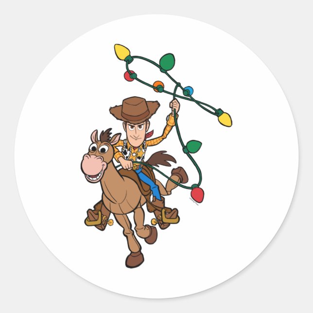 4 Forky Candy Cane  Runder Aufkleber (Vorderseite)