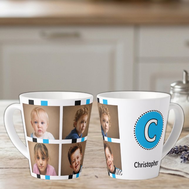 4 Foto Anfangsname schwarz blau Milchtasse (Von Creator hochgeladen)