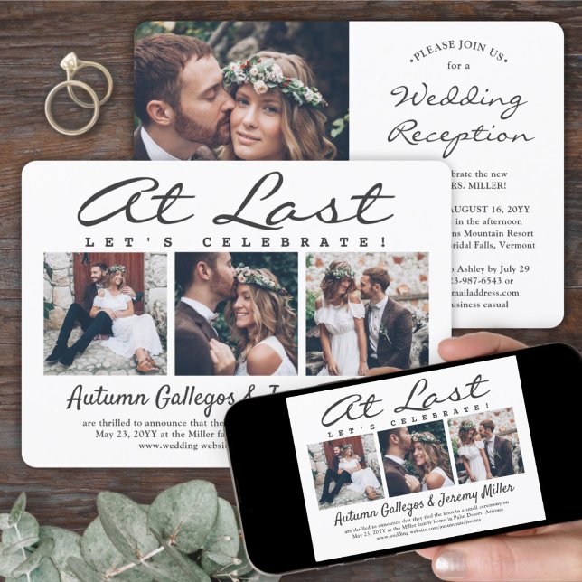 4 Foto bei der Hochzeit der letzten Ehe Einladung (Von Creator hochgeladen)