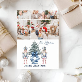 4 Foto Blau Chinoiserie Nussknacker Weihnachten