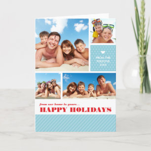 4 FOTO CHRISTMAS KARTE: Foto 3 Feiertagskarte