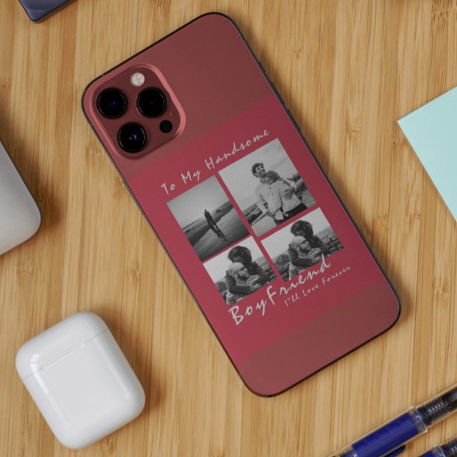 4-Foto Collage Forever Boyfriend Valentine's Day Case-Mate iPhone Hülle (4-Photo Collage Forever Boyfriend Valentine's day Case-Mate iPhone Case
)