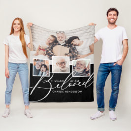 4-Foto Collage in Erinnerung an unsere geliebten Fleecedecke
