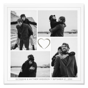 4 Foto Collage Jubiläum Foto Erweiterung