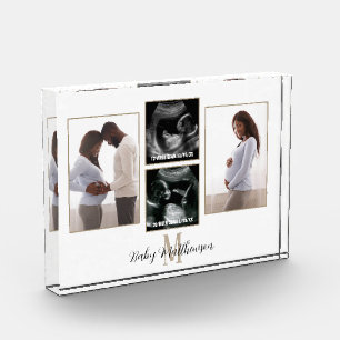 4 Foto Collage Monogram Erstmaternity