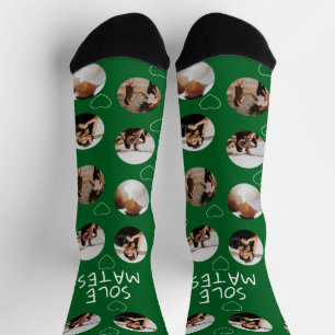 4 Foto Collage Sole Mates (lustiges Soul) Socken