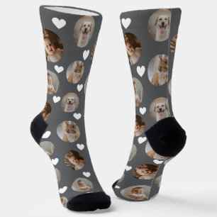 4 Foto-Collage Vorlage Mach dein eigenes Spaß Socken