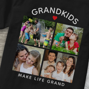 4 Foto-Enkelkinder machen das Leben großartig Groß T-Shirt