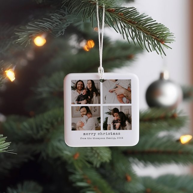 4 Foto Frohe Weihnachtsfeiertage Keramikornament (Von Creator hochgeladen)