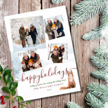 4 Foto Happy Holidays Winter Fox Weihnachten