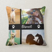 4 Foto-Hundecollage mit der Tatze druckt |