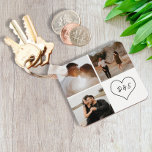 4 Foto Individuelle Collage Initialherz Personalis Schlüsselanhänger<br><div class="desc">Erstellen eines benutzerdefinierten 4-Foto-benutzerdefinierten Personalisierten Schlüsselrings für die erste Herz von Ricaso</div>