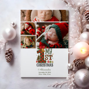 4 Foto Kariertes Erstes Weihnachten