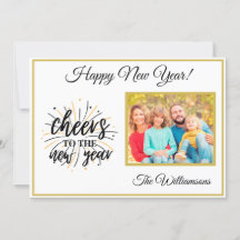 4 Foto-Karte zum Jahreswechsel - Frohes Neues Jahr