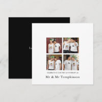 4 Foto LGBT Liebe Ehemann 1 Jahr Schwarz