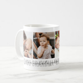 4-Foto-Liebe Ihr Großmutter-Kindernamen Kaffeetasse