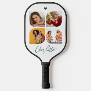 4 Foto Modernes Trendy Einfache Personalisierte Be Pickleball Schläger