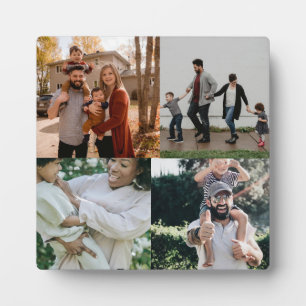 4 Foto Personalisierte benutzerdefinierte Collage Fotoplatte