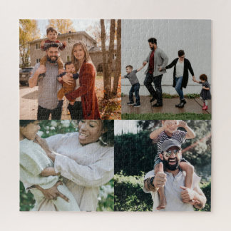 4 Foto Personalisierte benutzerdefinierte Collage Puzzle