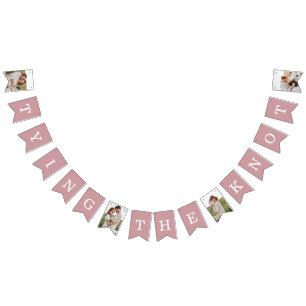 4 Foto Probe Abendessen Rose Jagen Fahnen Wimpelkette