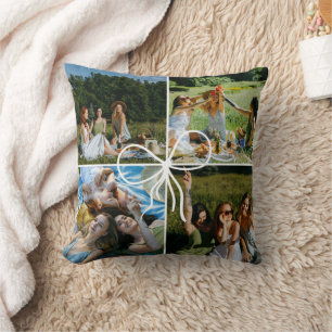 4-Foto-Schleifenverpackung Weihnachtsgeschenk best Kissen