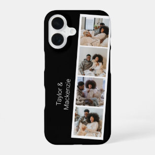 4-Foto-Stand Moderner Personalisiert iPhone 16 Hülle