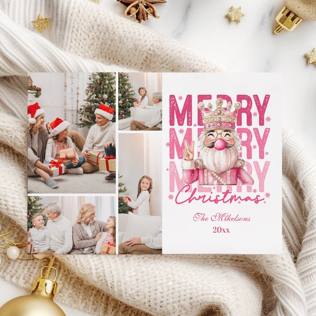 4 Foto Vintag Pink Nutcracker Weihnachten (Von Creator hochgeladen)