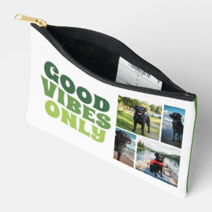 4 Foto Vorlage Mach dein eigenes Good Vibes Only Zubehörtasche