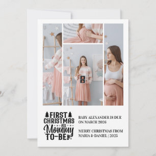 4 Foto werdende Mamma Weihnachten Schwangerschaft
