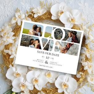 4 Foto White Chic Trendy Collage Wedding Covid19