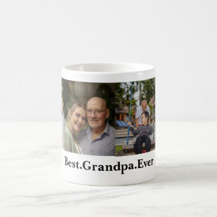 4 FotoCollage Beste Opa je Kaffeetasse