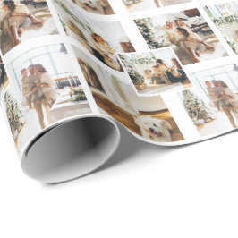 4 FotoCollage Custom Personalisiert Geschenkpapier