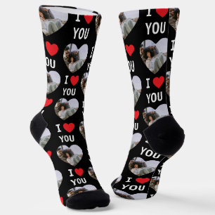 4 FotoCollage I Liebe Sie Socken