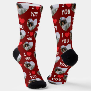 4 FotoCollage I Liebe Sie Socken