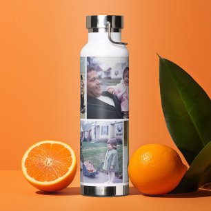 4 FotoCollage - Moderne Minimalistische Fotos nur Trinkflasche