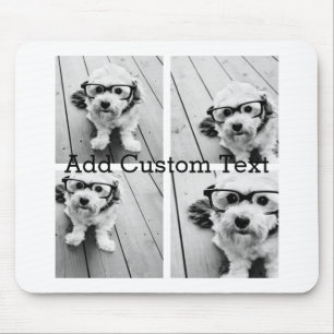 4 FotoCollage - Sie können die Hintergrundfarbe än Mousepad