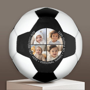 4 Fotomaterial mit kurvigem, benutzerdefiniertem T Fußball