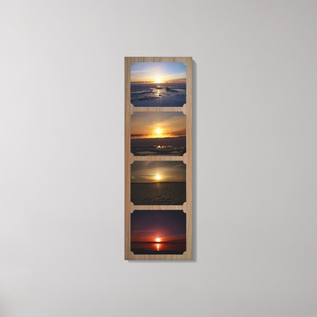 4 Fotos 12 Zoll x 36 Zoll Kanvas Leinwanddruck (Vorderseite)