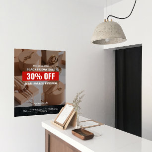 4 Fotos Black Friday Sale Produktwerbung Poster