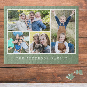 4 Fotos Galerie Collage Personalisiert Familie Puzzle
