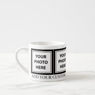 4 Fotos hochladen und Text hinzufügen - Bild anpas Espressotasse