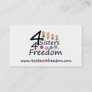 4 Freiheits-Visitenkarte der Schwester-4 Visitenkarte