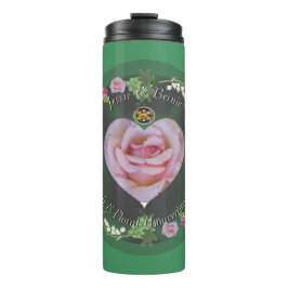 4. Frucht- und Blumenbefall Thermal Tumbler Thermosbecher