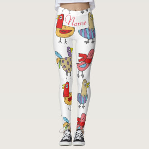 4 Funny Birds Thunder_Cove Leggings