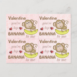 4 Funny Monkey Top Banane Walliser Karten