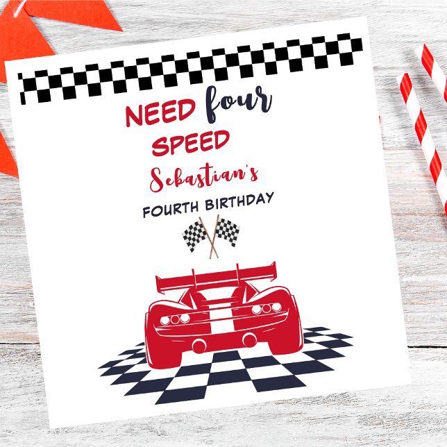 4-Gang-Kindergeburtstag Serviette (Von Creator hochgeladen)