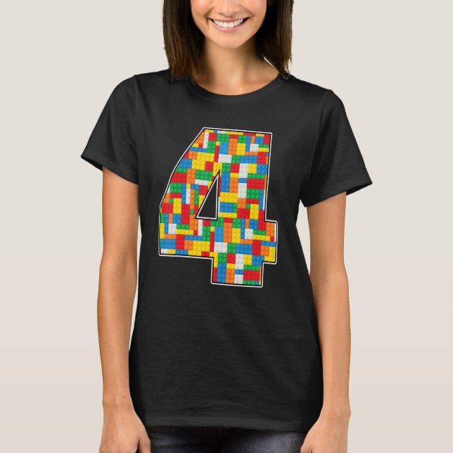 4. Geburtstag 4. Geburtstag T-Shirt (Vorderseite)